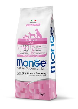 Monge Perros Monoprotein Pork 12 Kg