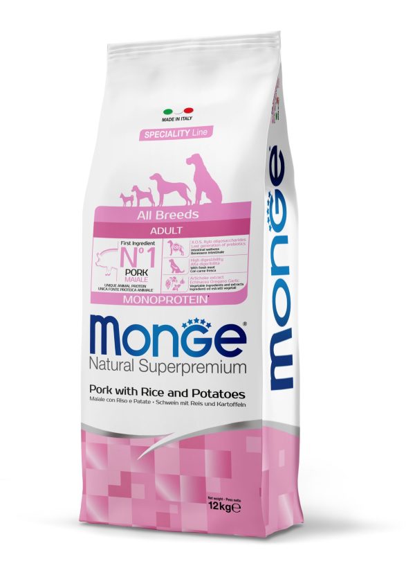 Monge Perros Monoprotein Pork 12 Kg