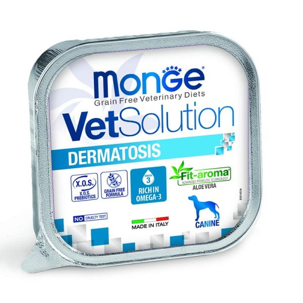 DERMATOSIS-VERTICALE-150 Monge VetSolution Perros Dermatosis 150gr
