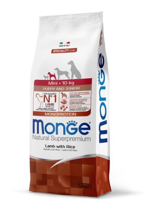 Monge Perros Monoprotein Lamb Mini Puppy 7.5 Kg