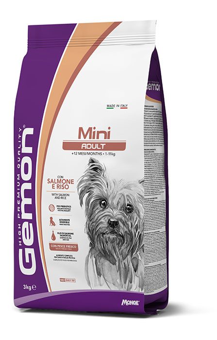 Gemon Perros Mini Adult Salmon & Rice 3Kg