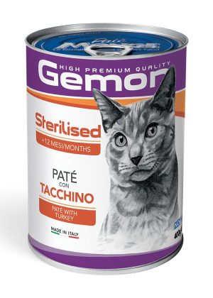 STERILISED_Tacchino_Pate400g_8009470299954 Gemon Castrado Turkey 400 gr