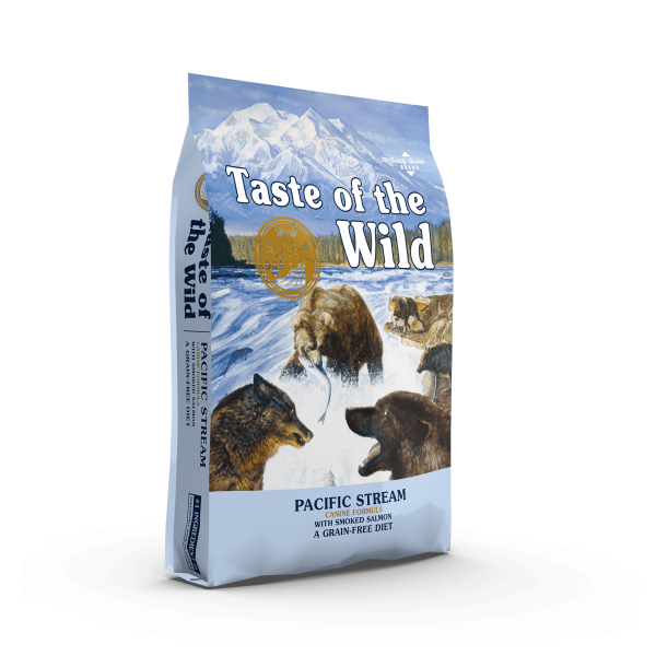 TOWi_PacificStream_BagFrontAngle Taste of the Wild Perros Pacific Stream Smoked Salmon 12.2 Kg