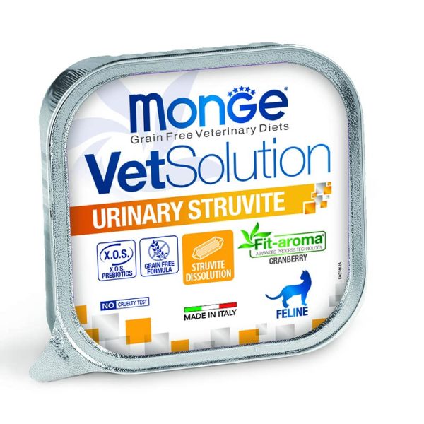 Monge VetSolution Gatos Urinary Struvite 100g