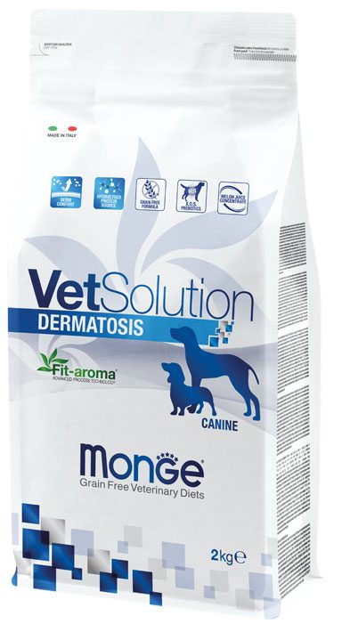 VetSolution_cane_Dermatosis Monge VetSolution Perros Dermatosis 12Kg