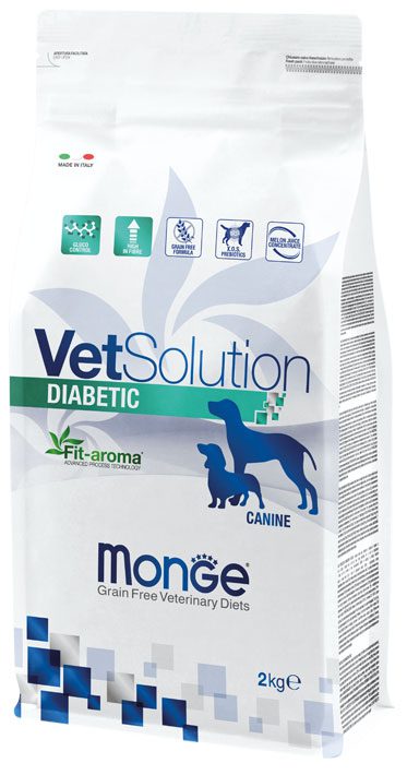 VetSolution_cane_Diabetic Monge VetSolution Perros Diabetic 2Kg