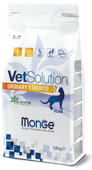 VetSolution_gatto_Urinary_struvite Monge VetSolution Gatos Urinary Struvite 1.5Kg