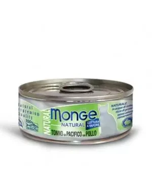 monge-natural-yellow-tuna-with-chicken-80g Monge Gatos Lata Natural Pacific Tuna Chicken 85 gr